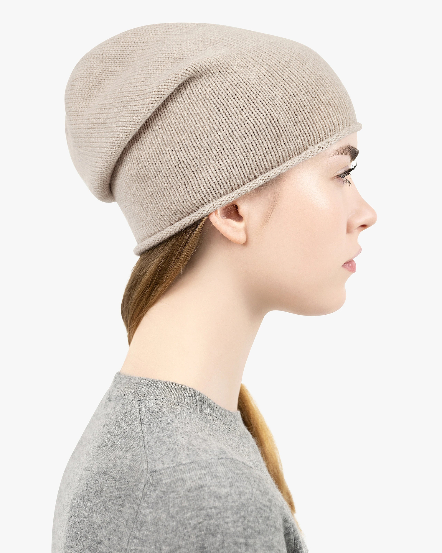 Oliver Hat - Beige Cashmere