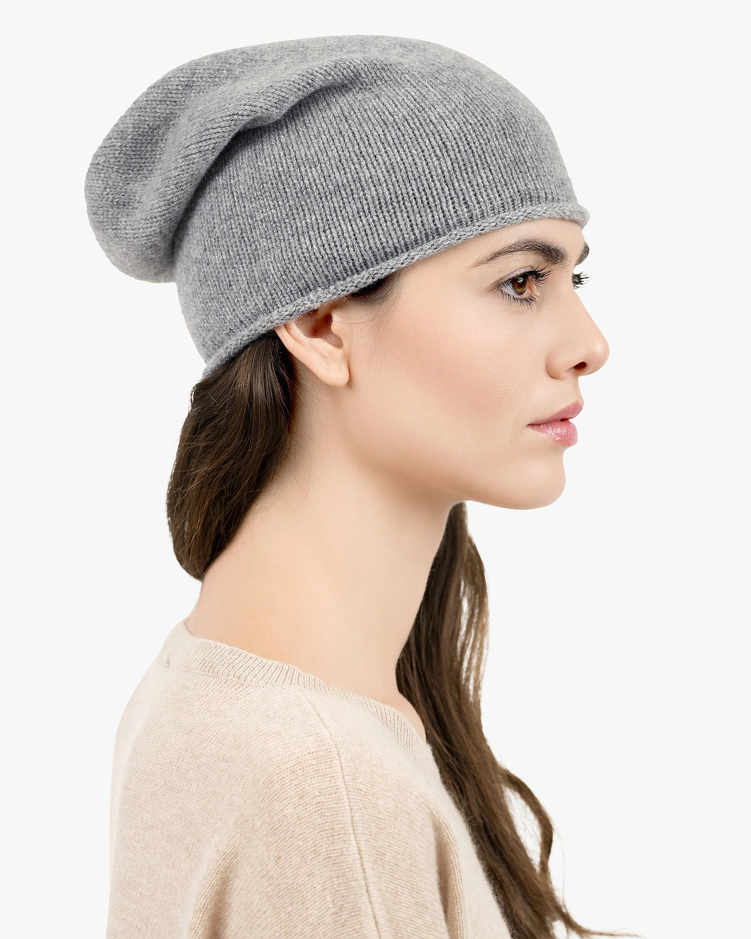 Oliver Hat - Medium Grey Cashmere