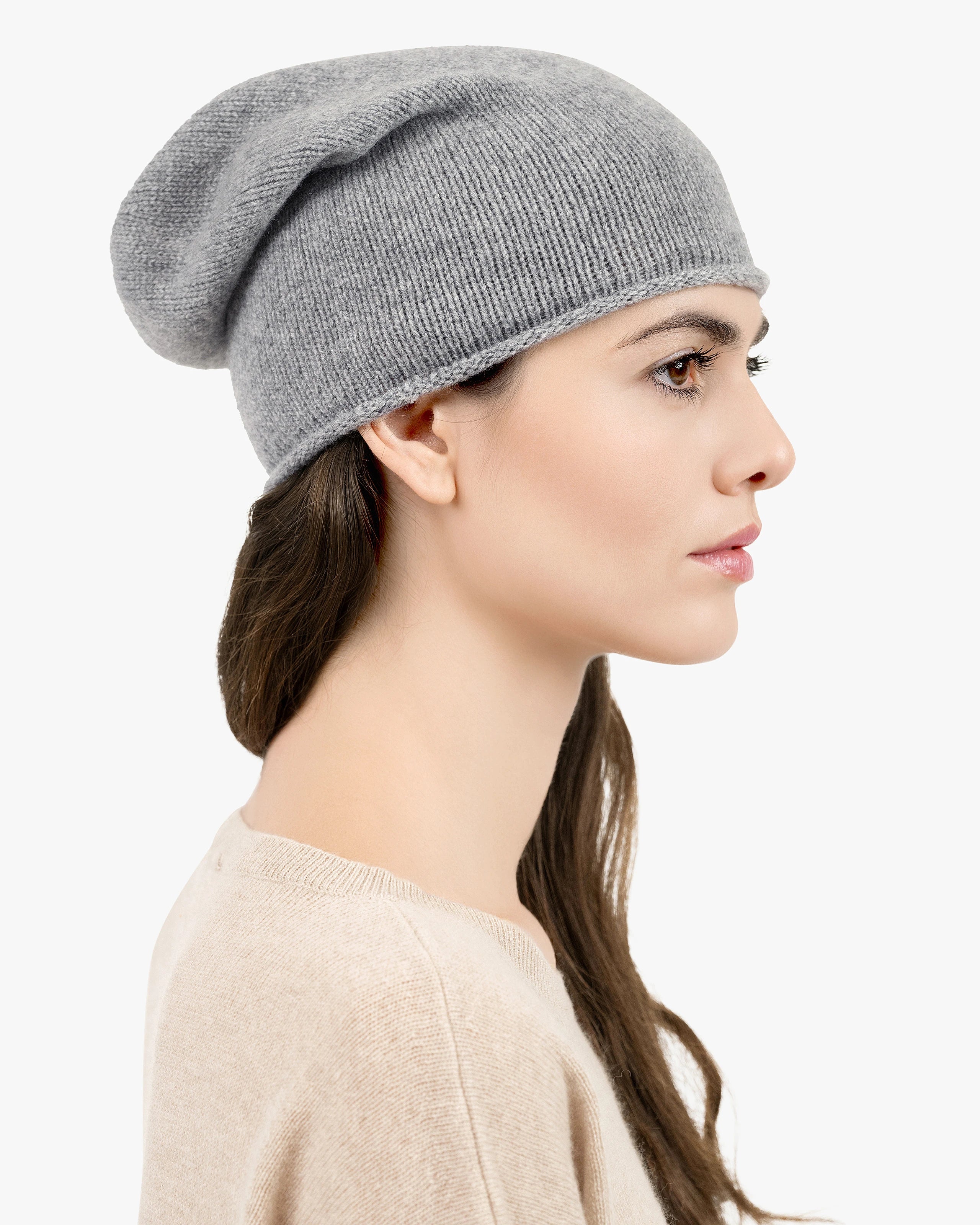 Oliver Hat - Medium Grey Cashmere