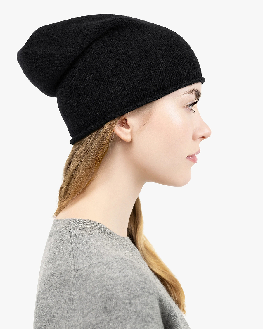 Oliver Hat - Black Cashmere