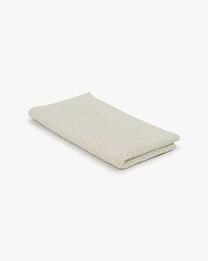 Openwork Baby Blanket - White