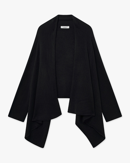 Ostuni Cardigan Wrap - Black Cashmere