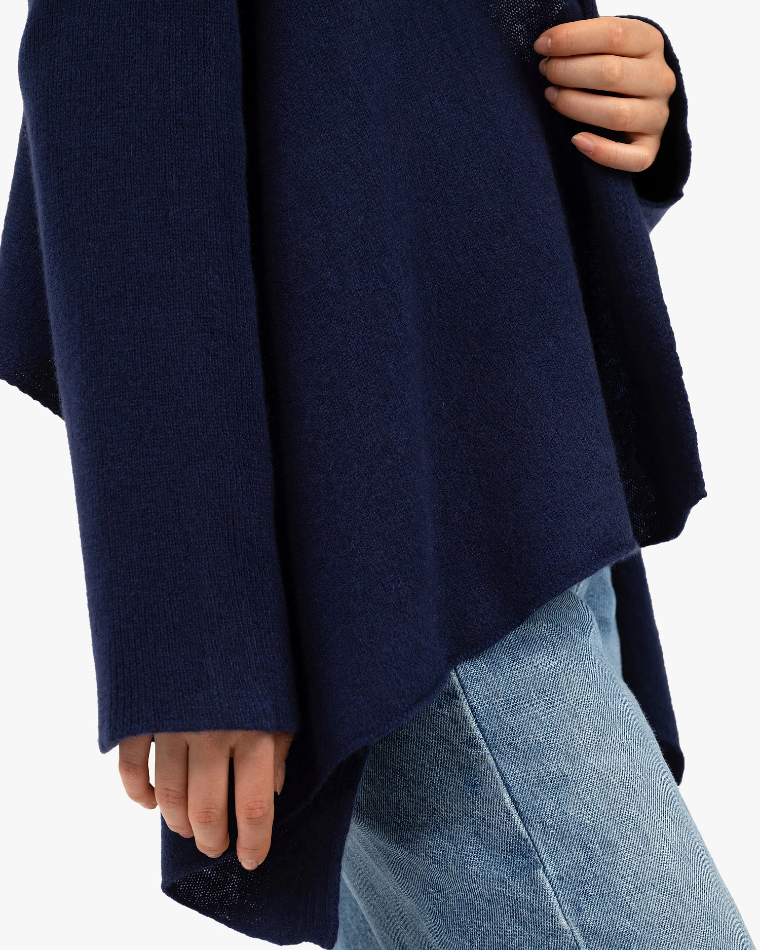 Ostuni Cardigan Wrap - Blue Cashmere