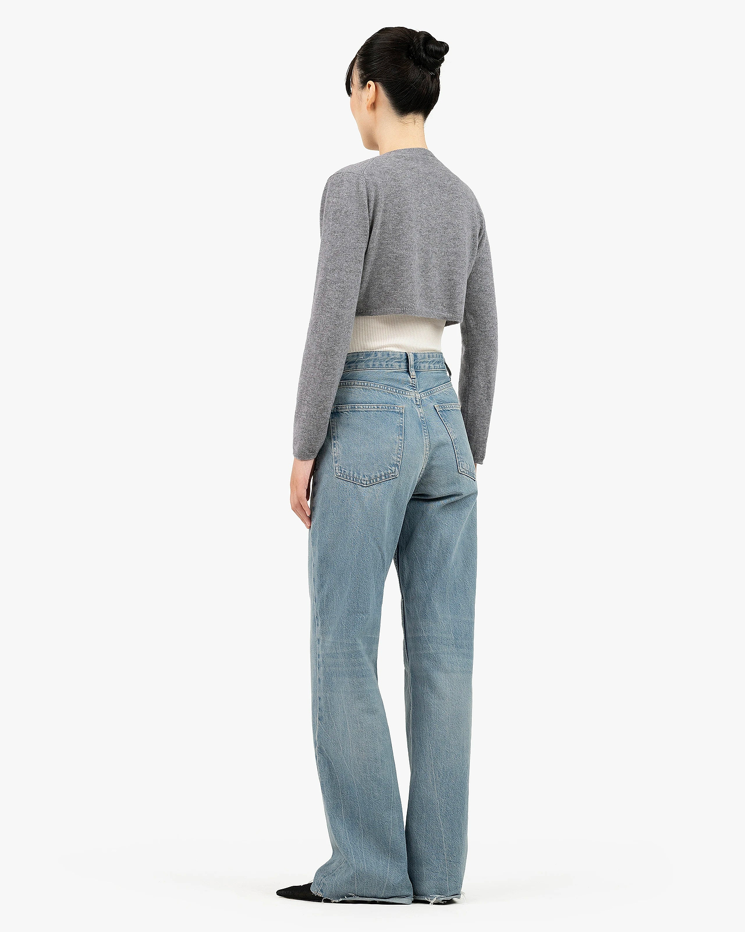 Ostuni Shrug - Medium Grey Cashmere