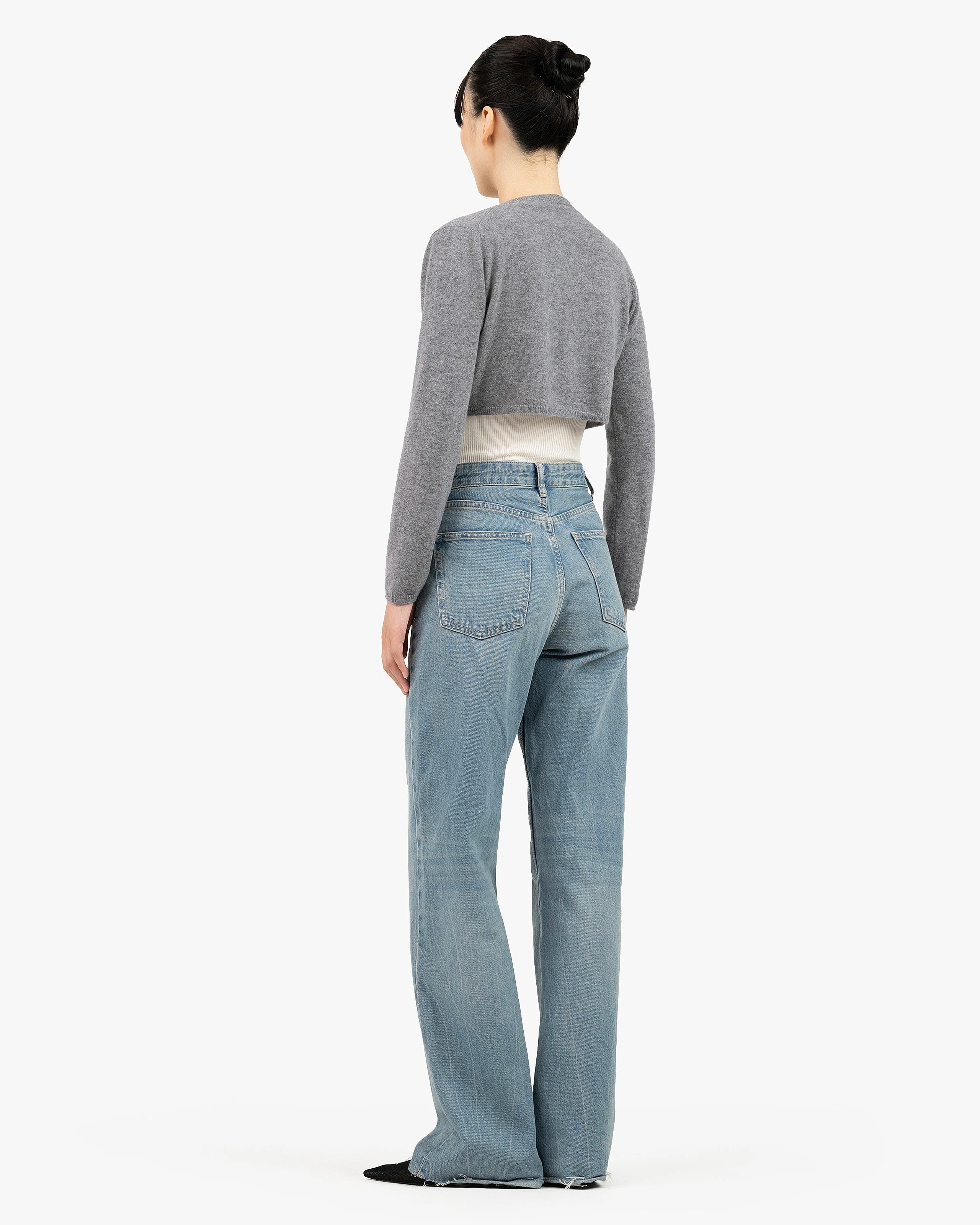 Ostuni Shrug - Medium Grey Cashmere