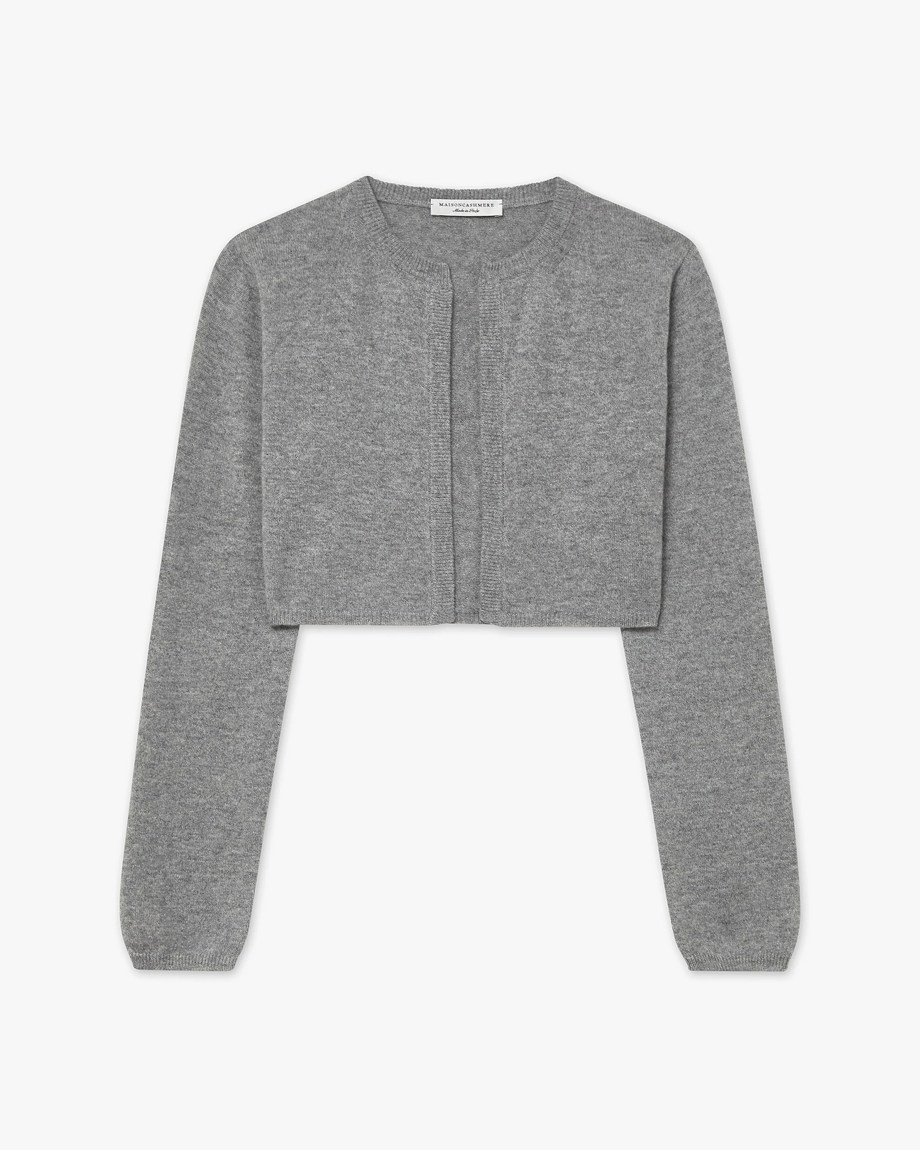 Ostuni Cashmere Shrug - Medium Grey | MaisonCashmere