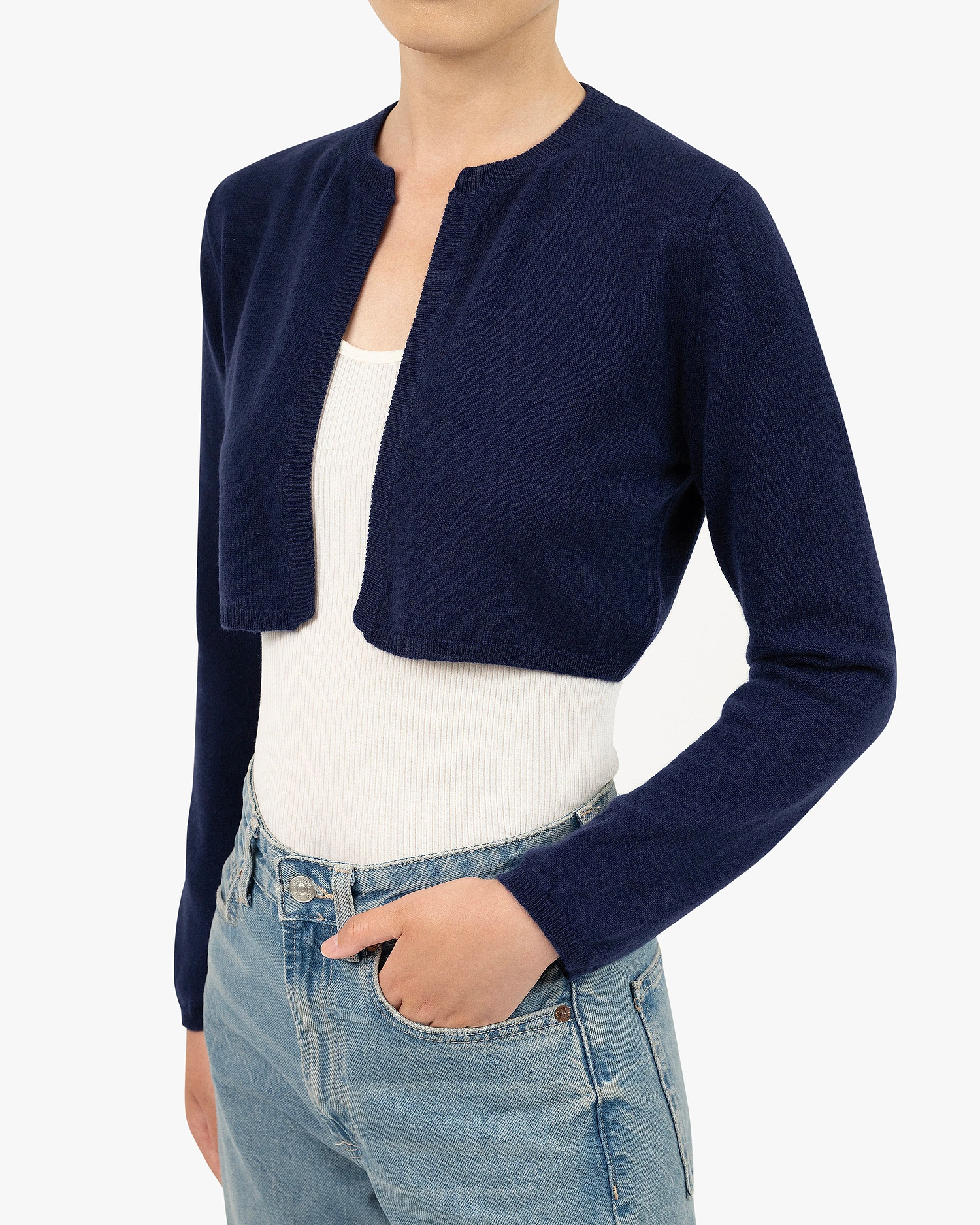 Ostuni Shrug - Blue Cashmere