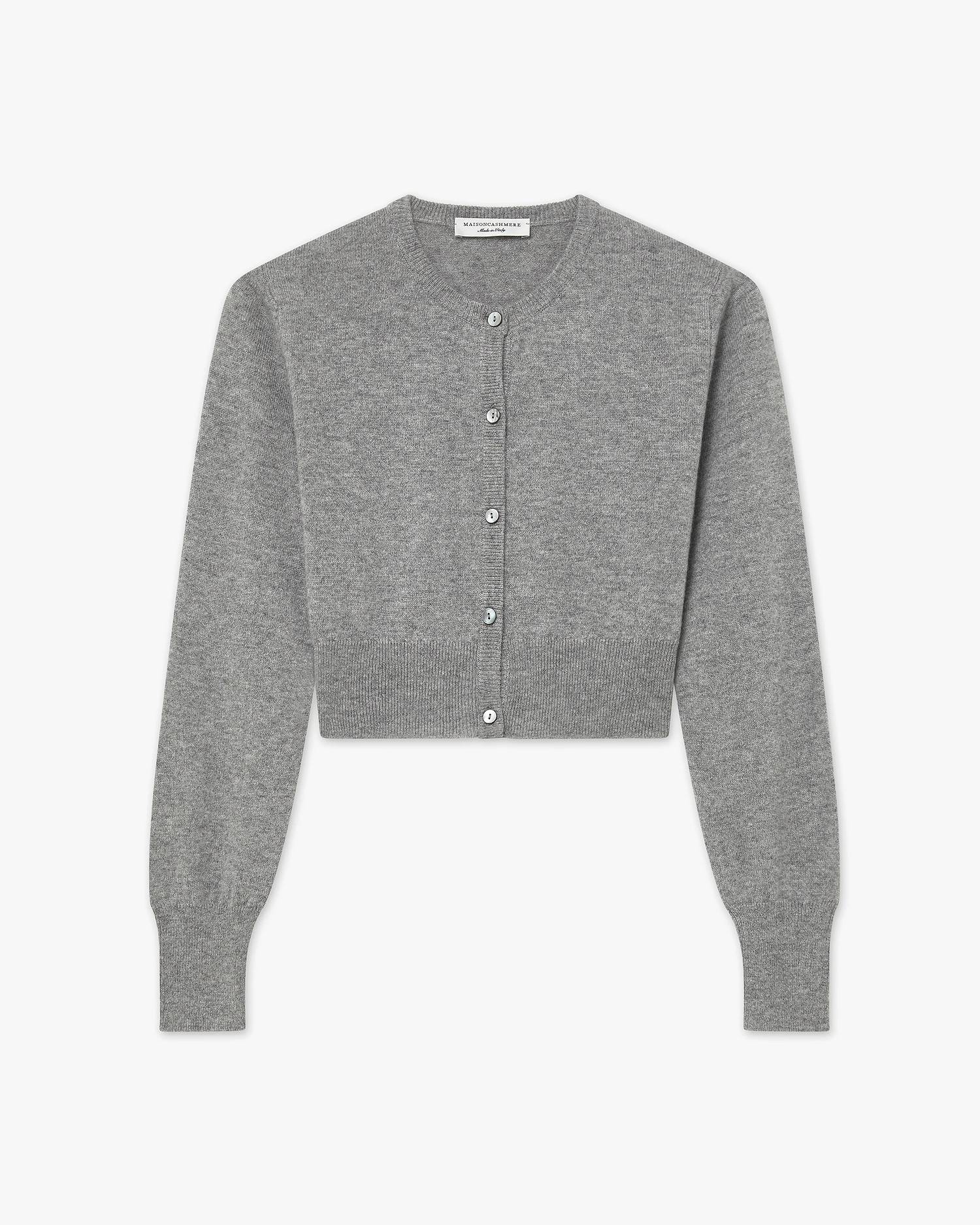 Ostuni Shrug Cardigan - Medium Grey Cashmere