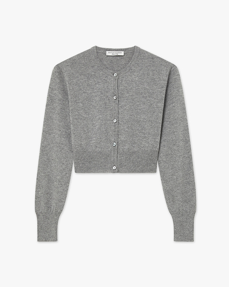 Ostuni Shrug Cardigan - Medium Grey Cashmere