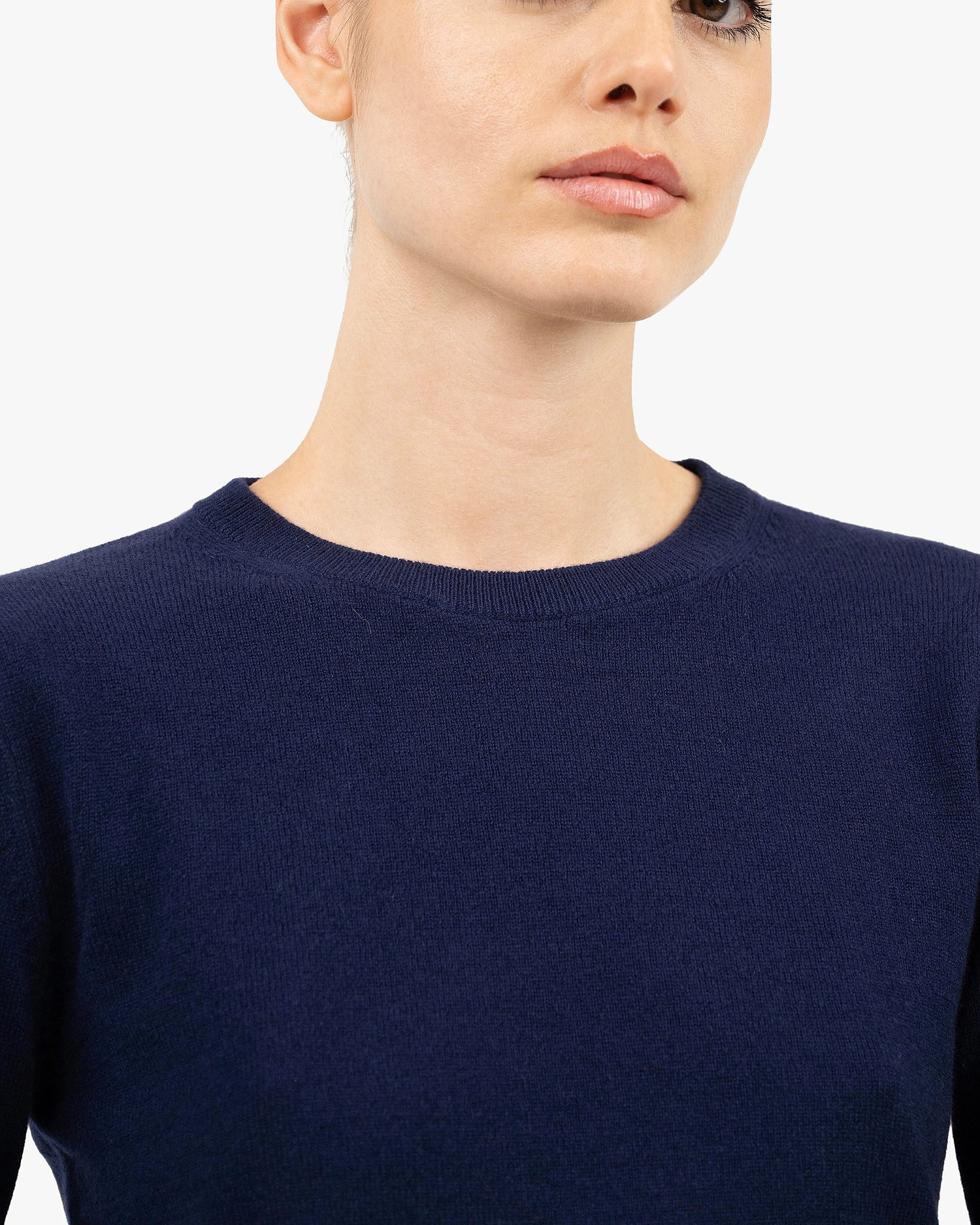 Ostuni Crop Sweater - Blue Cashmere