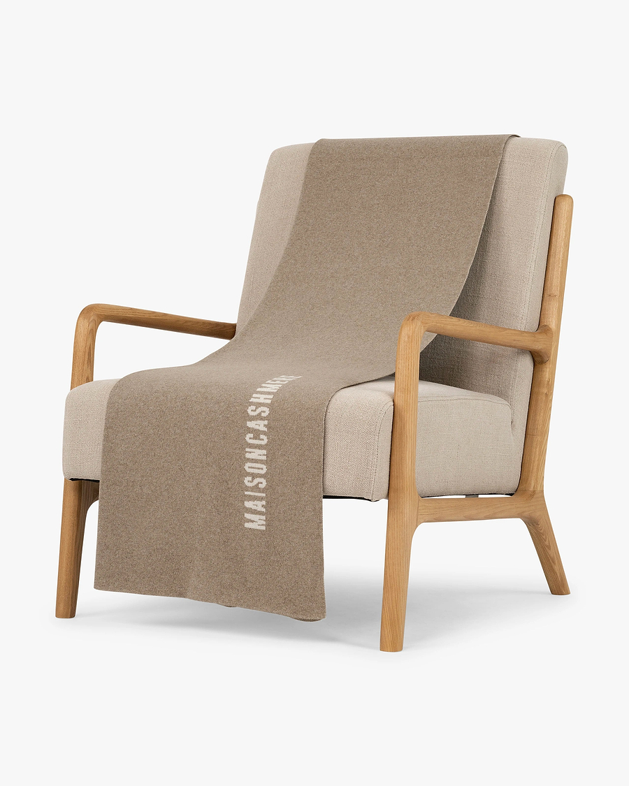 Palace Customizable Throw - Taupe Cashmere