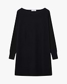 Maxi Maglia Scollo Barca Palazzo - Nero