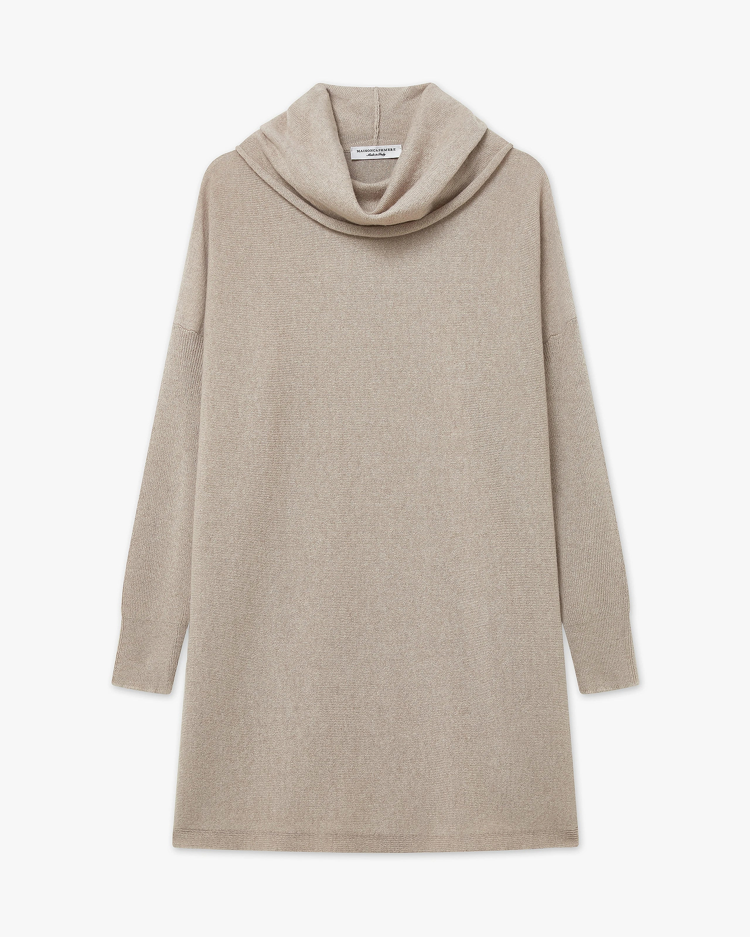 Palazzo Maxi Cowl Neck - Beige Cashmere