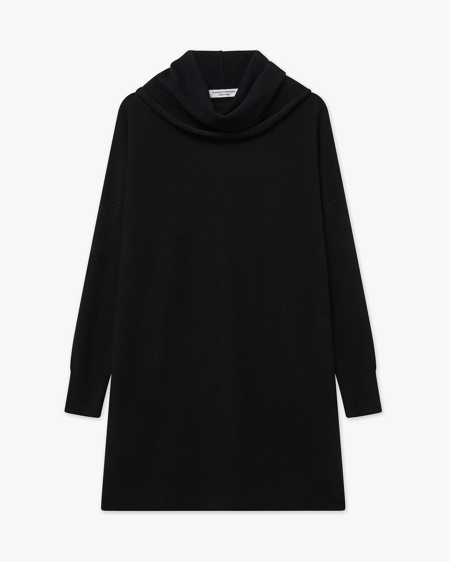Palazzo Maxi Cowl Neck - Black Cashmere
