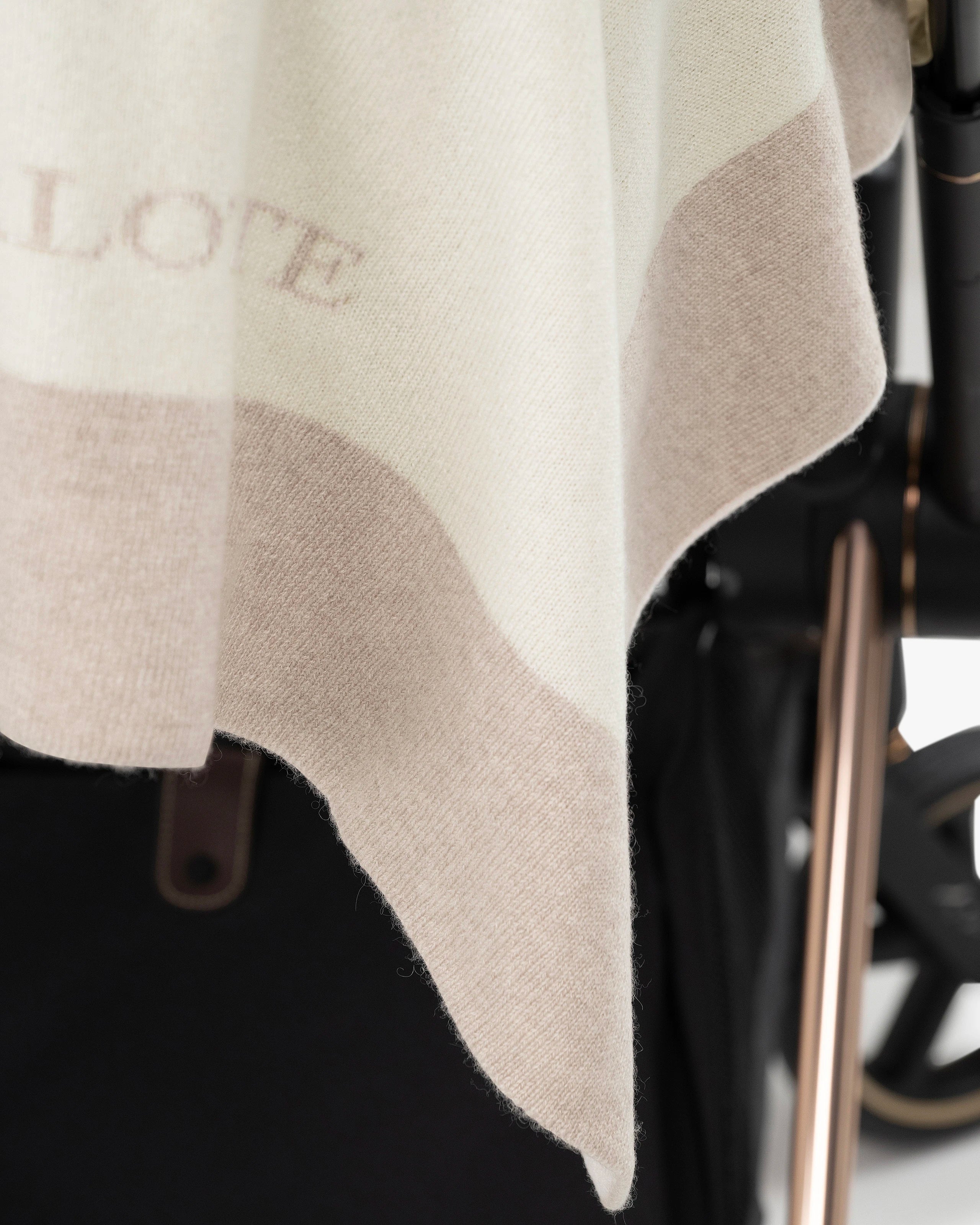 Personalized Baby Blanket - Beige Cashmere