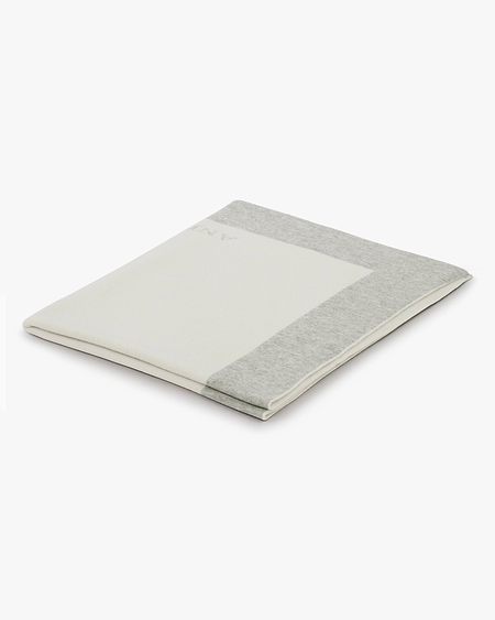 Personalized Baby Blanket - Light Grey Cashmere