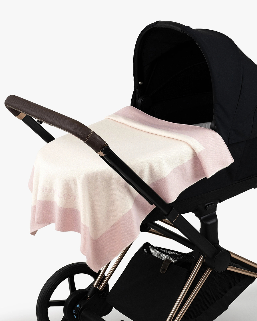 Personalized Baby Blanket - Pink Cashmere