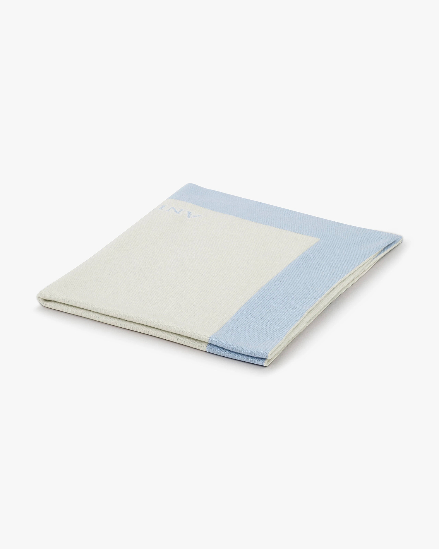 Personalized Baby Blanket - Light Blue Cashmere