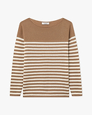 Pull Col Bateau Piuma - Camel