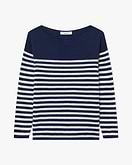 Pull Col Bateau Piuma - Bleu