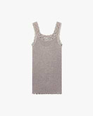 Top Pizzo Plissé - Noce