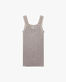 Top Pizzo Plissé - Noce