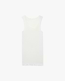 Tank Top Plissé - White
