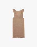 Tank Top Plissé - Camel