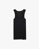 Tank Top Plissé - Black