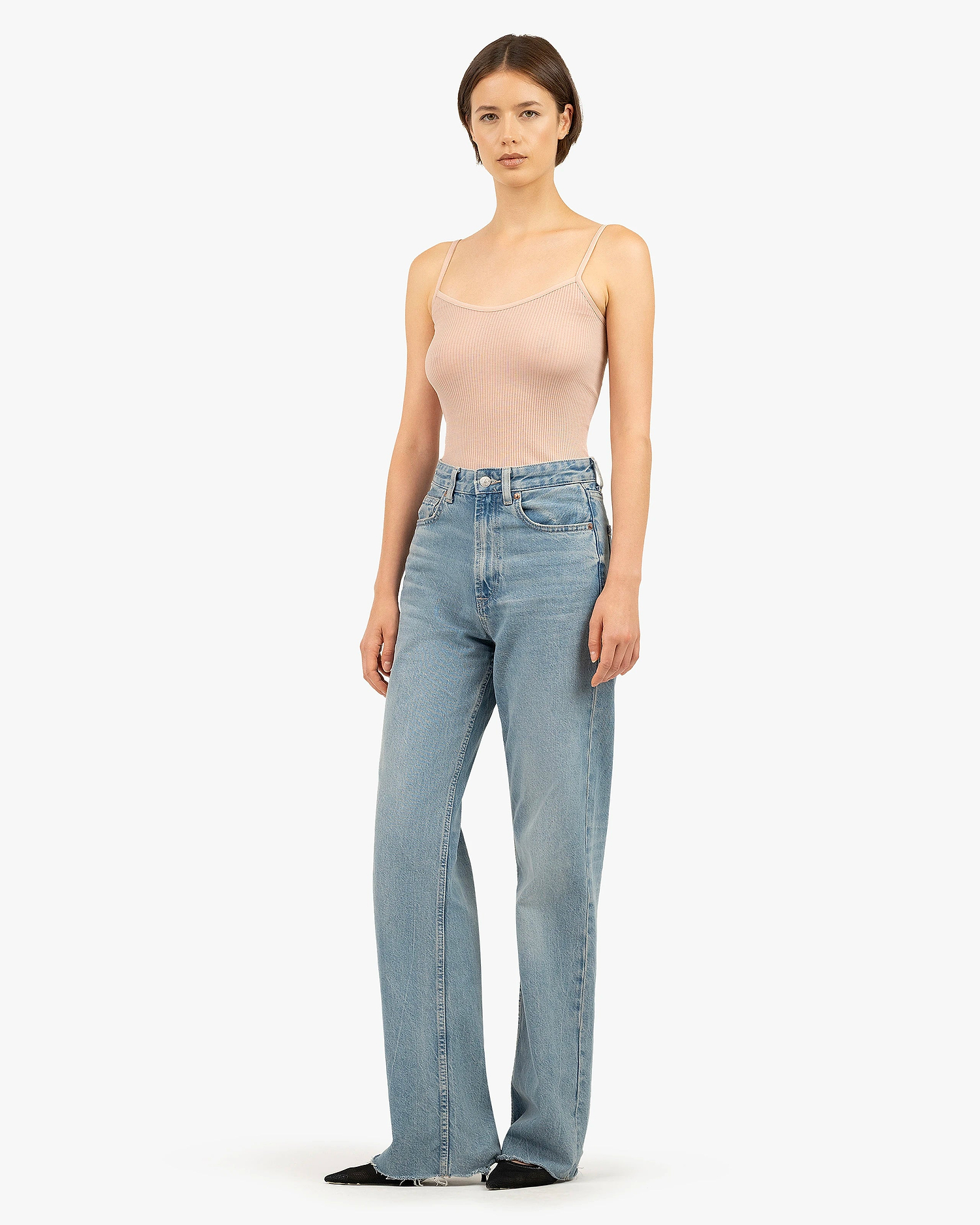 Pleated Top - Blush Cotone / Seta