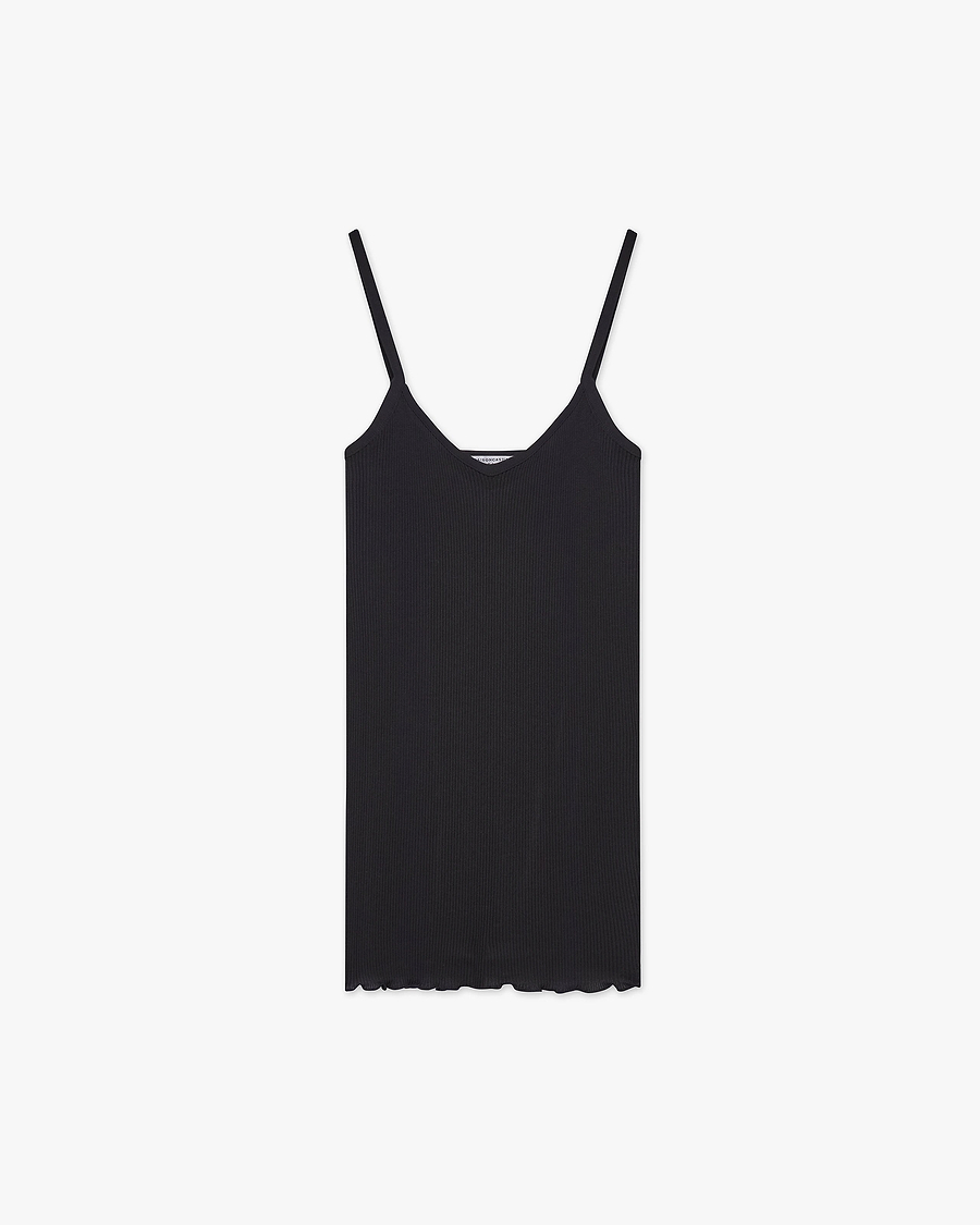 Pleated Top - Black Cotone / Seta