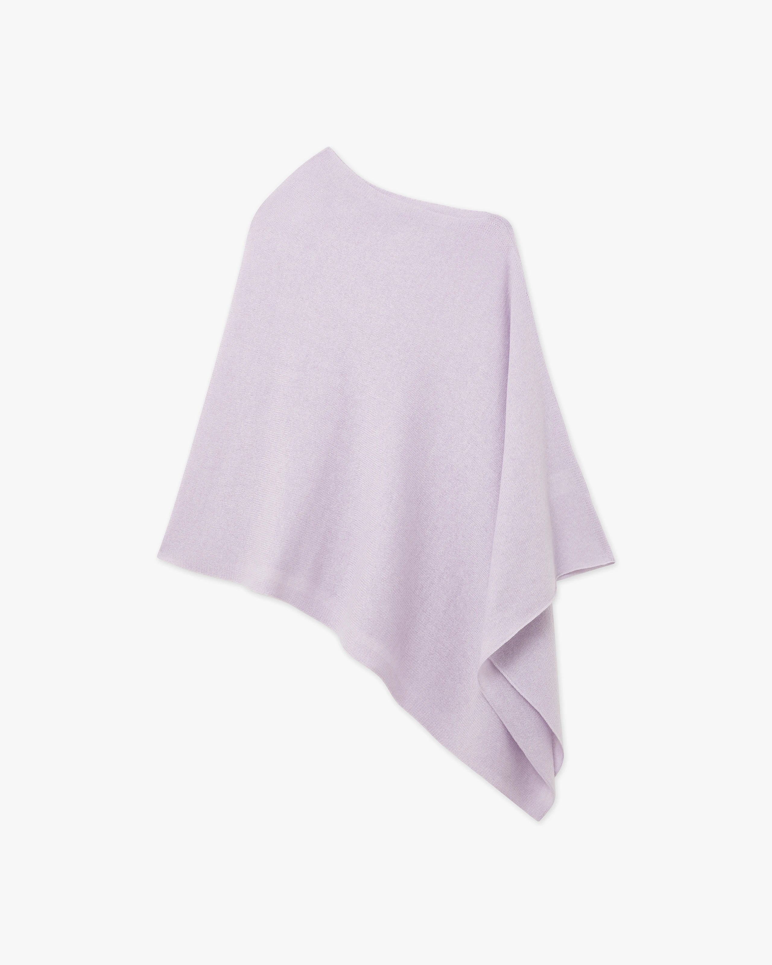 Essential Poncho - Lilac Cashmere