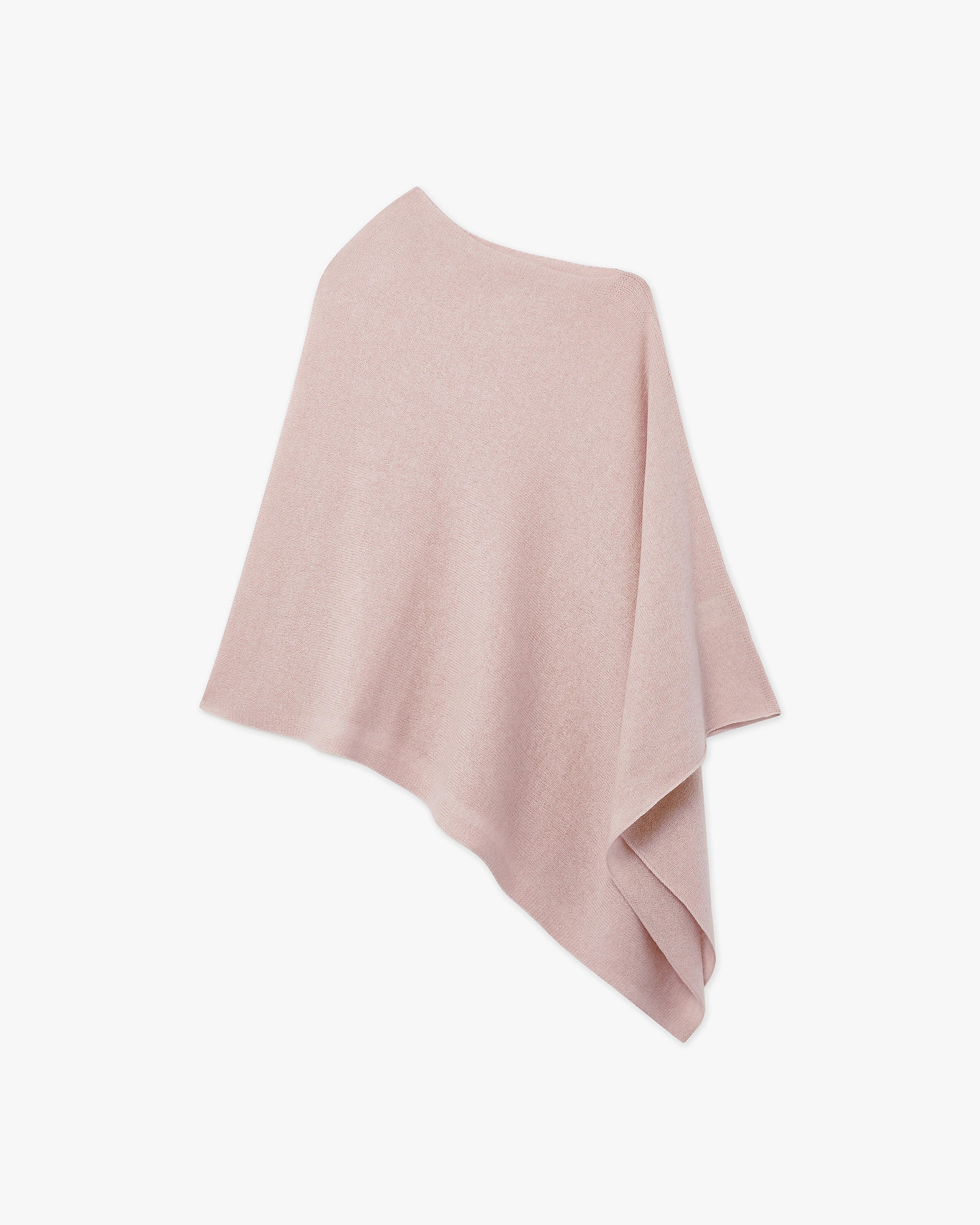 Essential Poncho - Rose Cashmere
