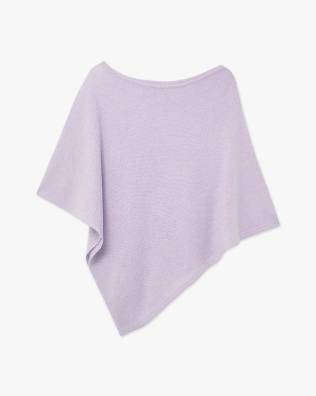Ostuni Poncho - Lilac Cashmere