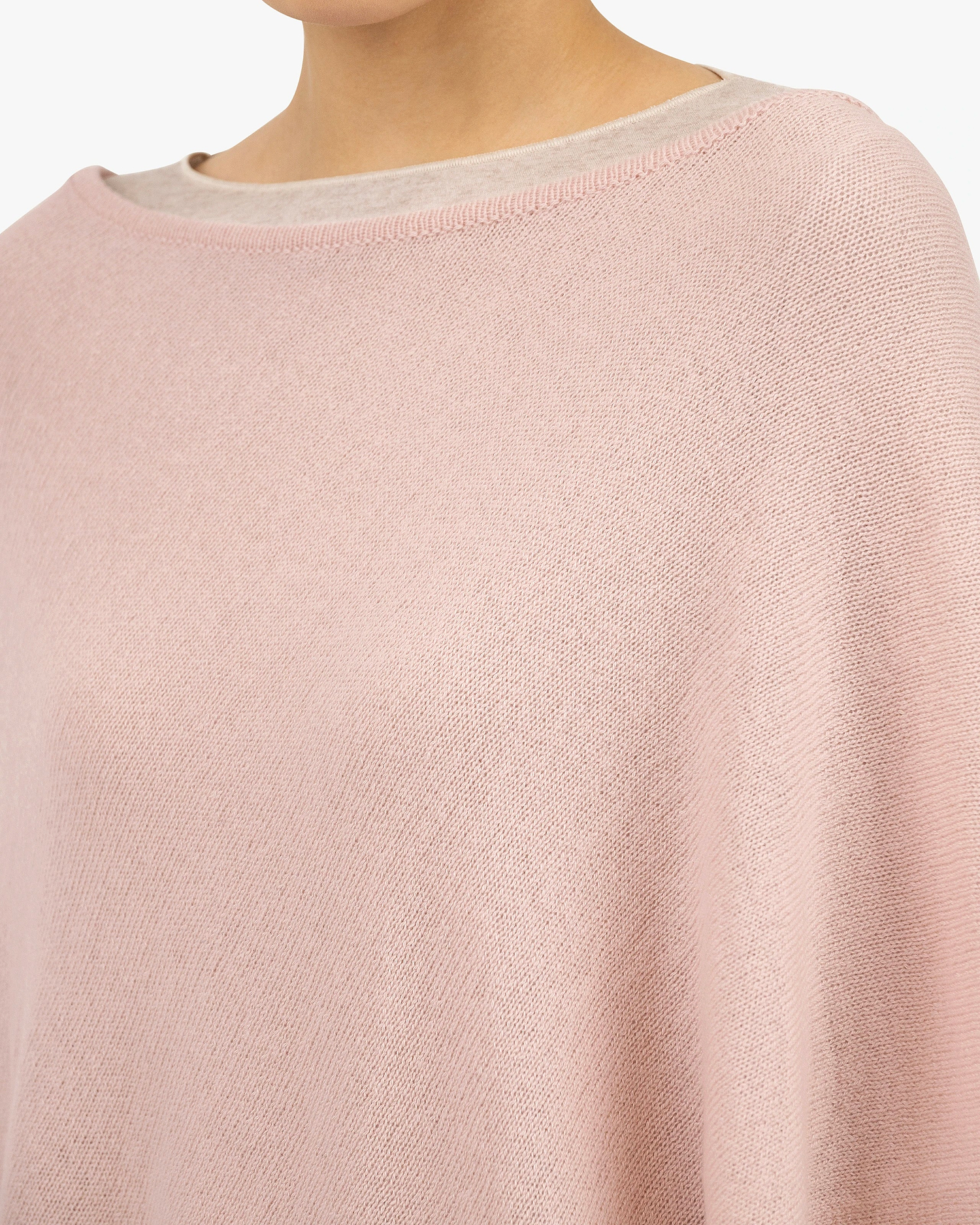 Ostuni Poncho - Rose Cashmere