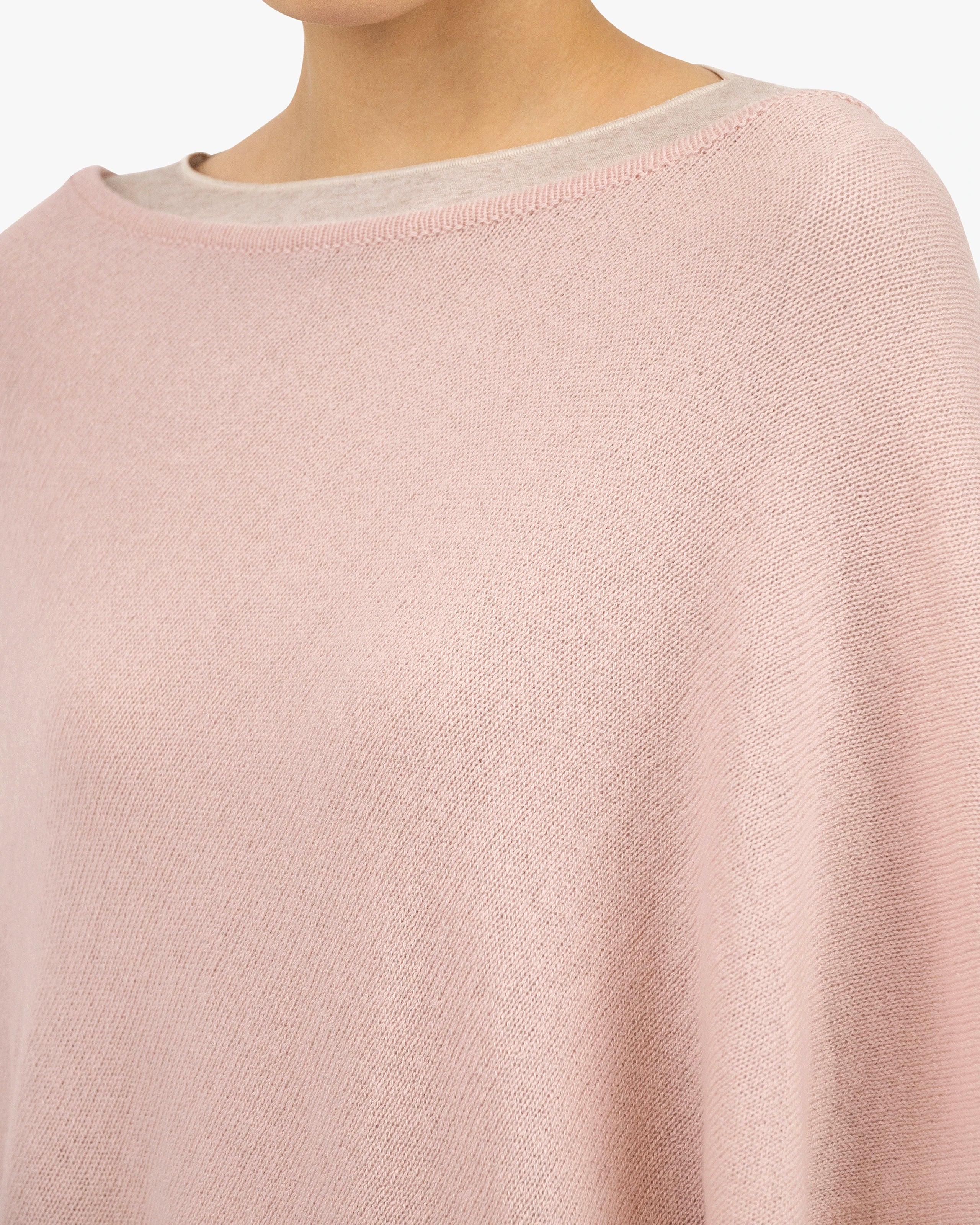 Ostuni Poncho - Rose Cashmere