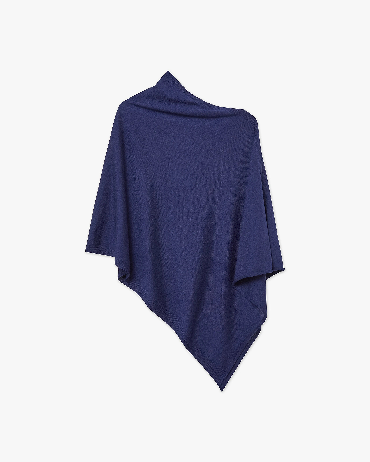 Positano Poncho - Blue Cashmere / Seta
