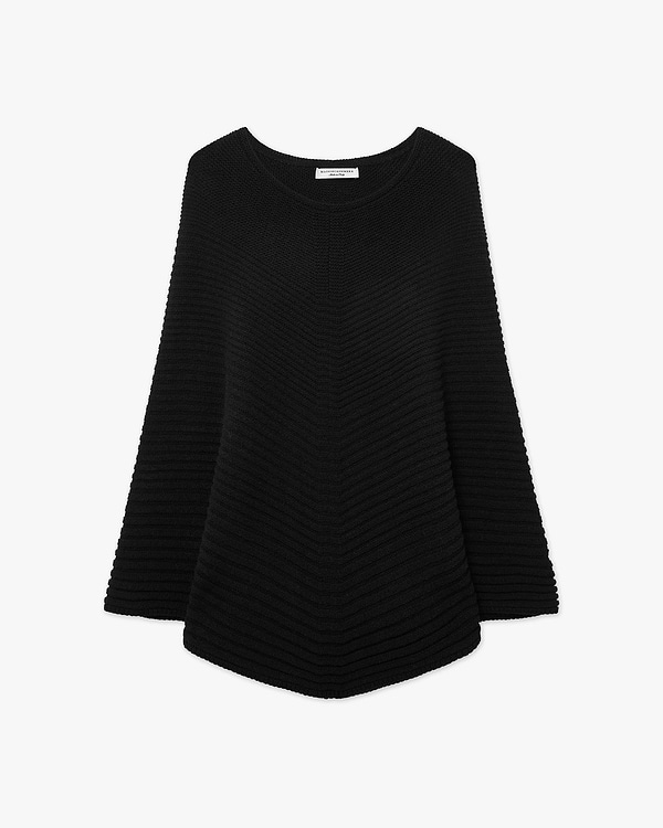 Poncho Sorbonne - Noir