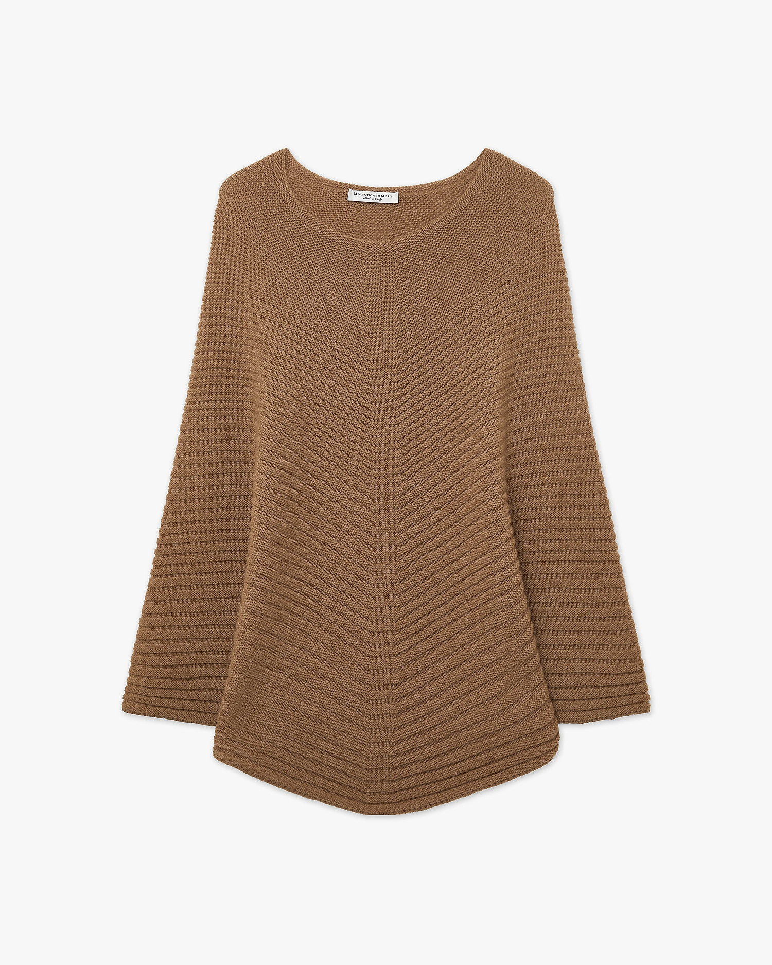 Sorbonne Poncho - Camel Cashmere