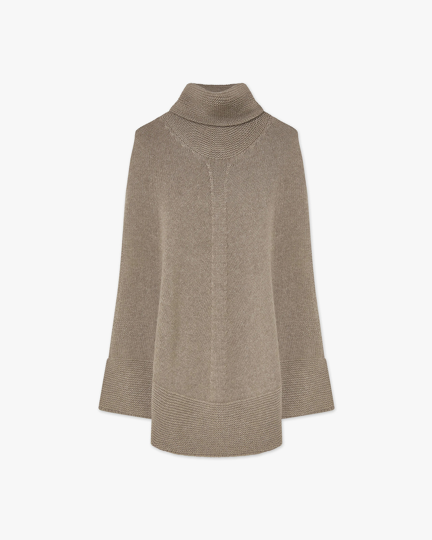 Selva Poncho - Taupe Cashmere