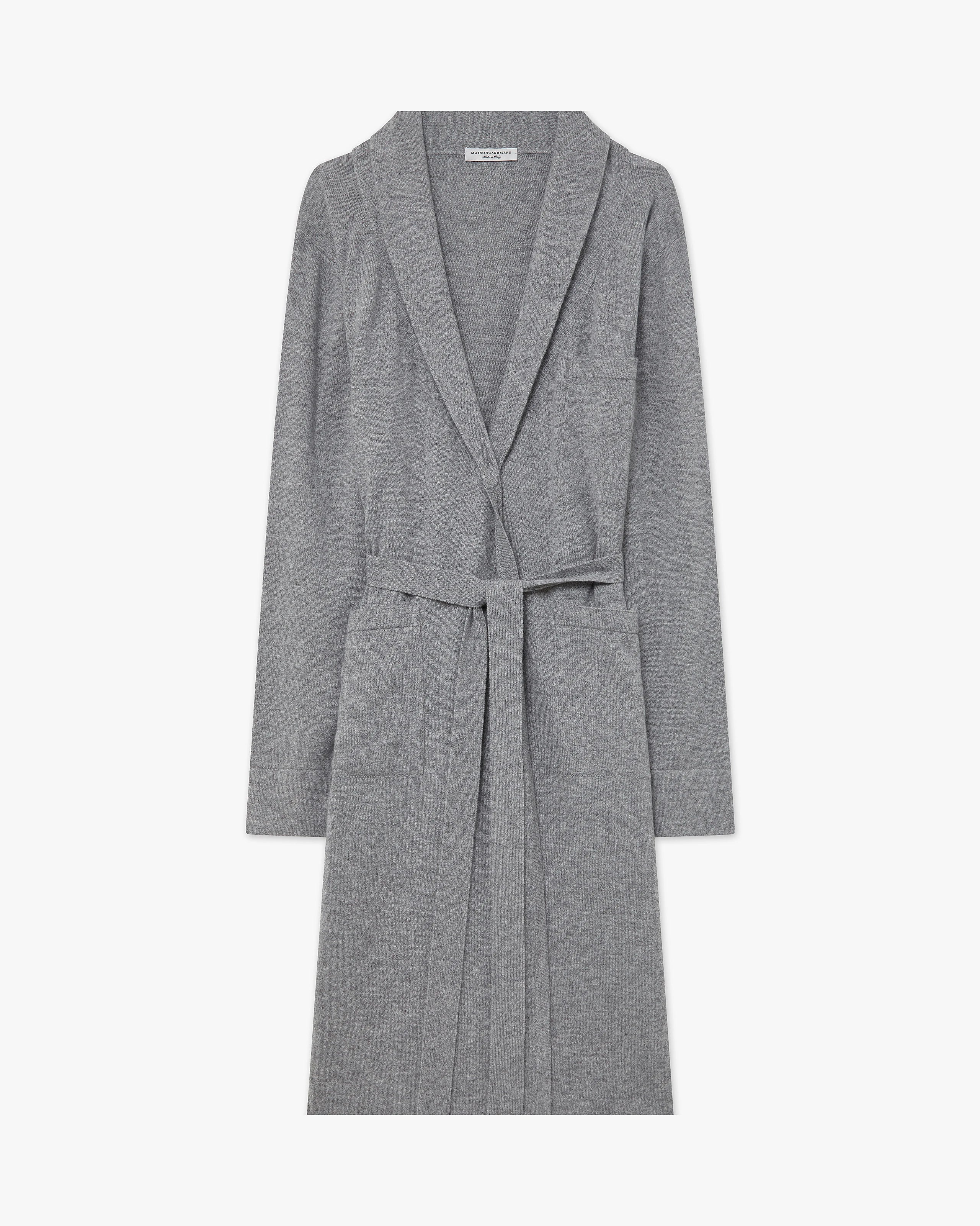 Oberon Robe - Medium Grey Cashmere