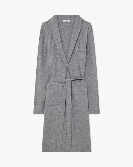 Oberon Robe - Medium Grey Cashmere
