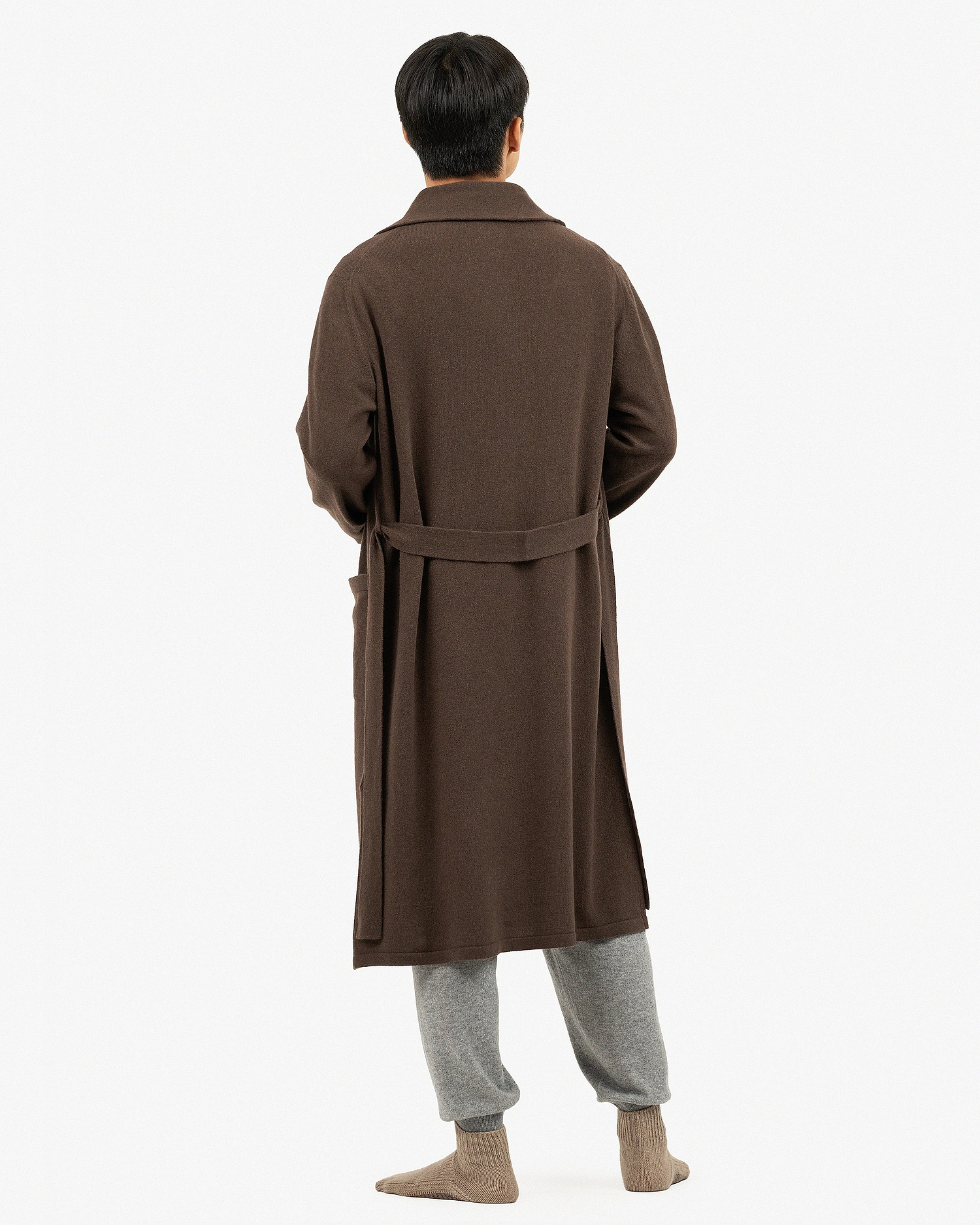 Oberon Robe - Brown Cashmere