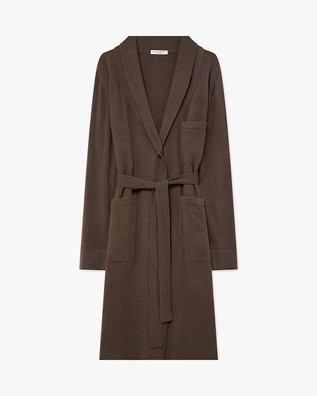 Oberon Robe - Brown Cashmere