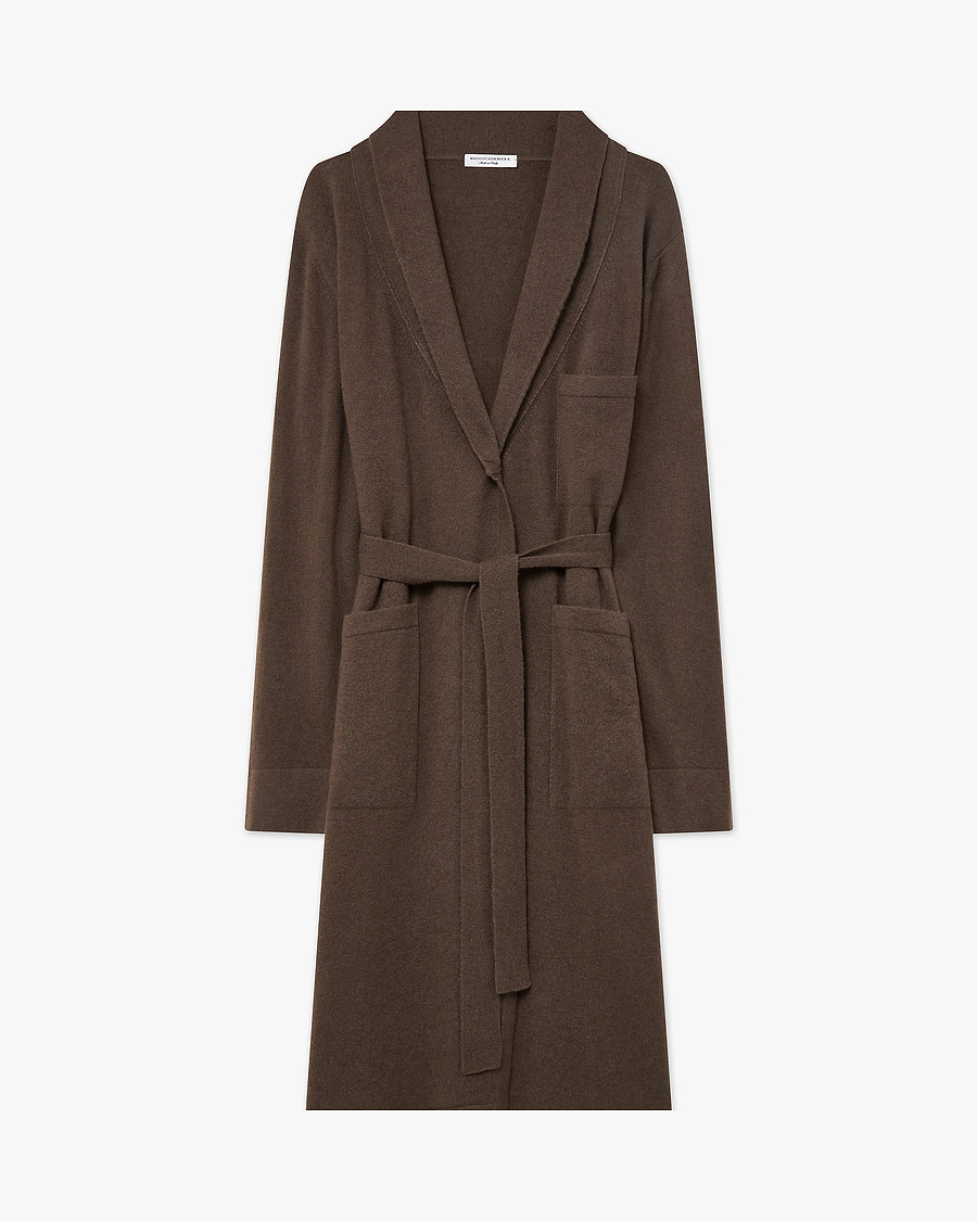 Oberon Robe - Brown Cashmere