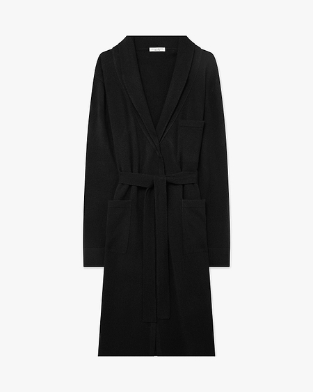 Oberon Robe - Black Cashmere
