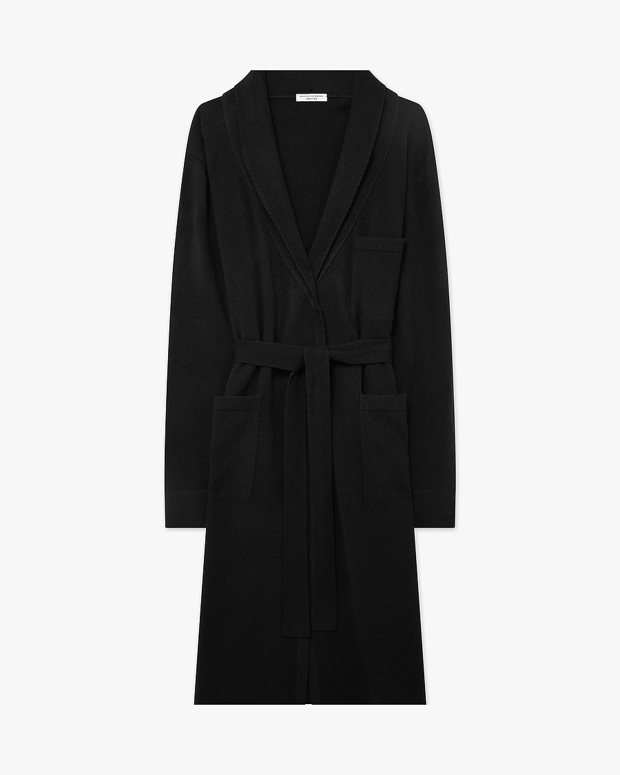 Oberon Robe - Black Cashmere