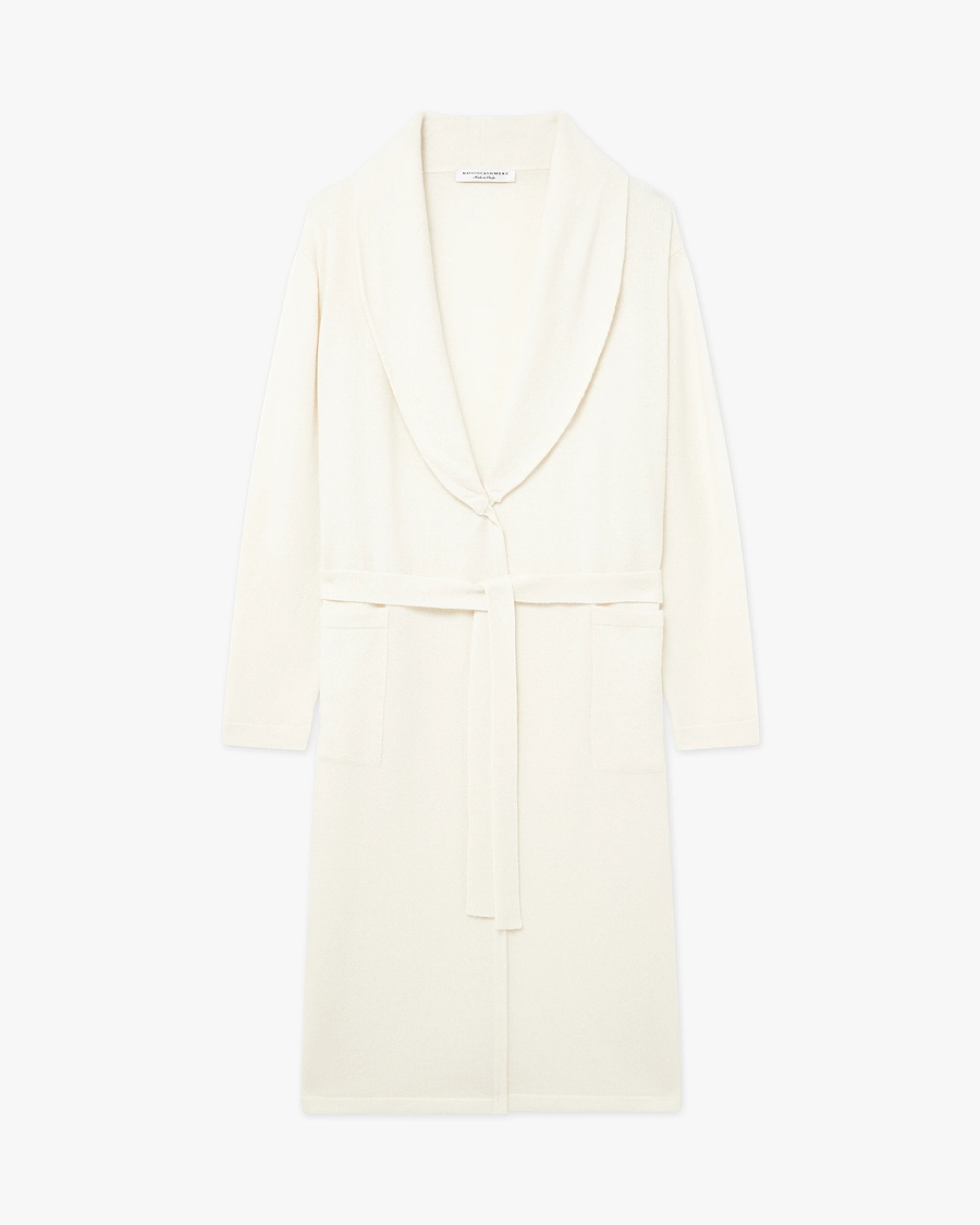 Lorien Robe - White Cashmere