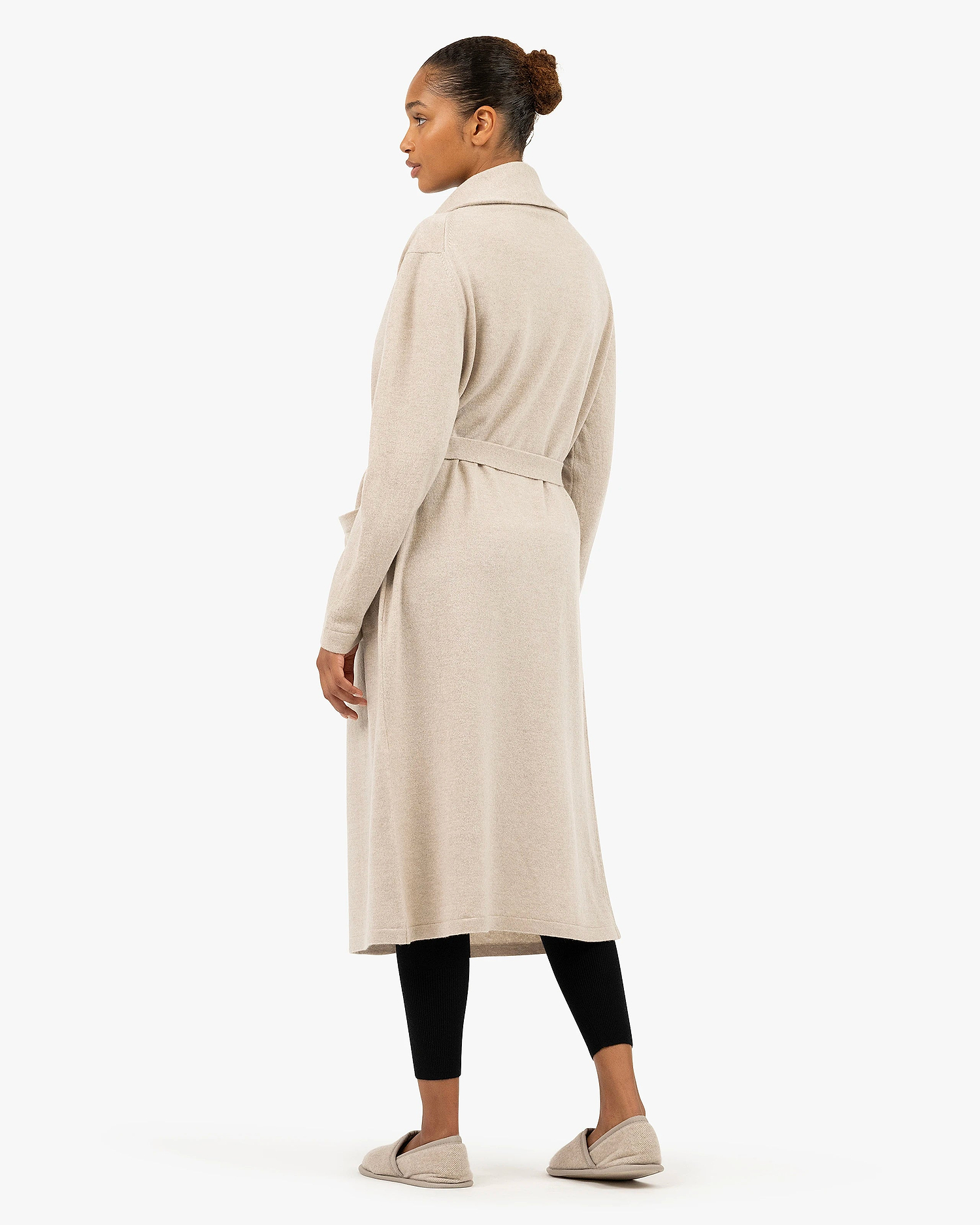 Lorien Robe - Beige Cashmere