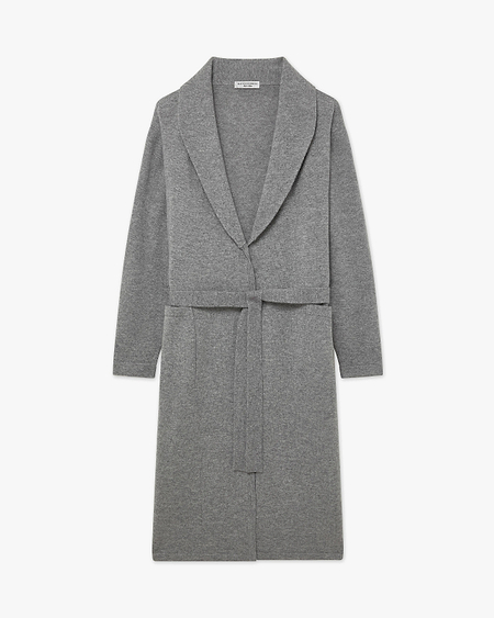 Lorien Robe - Medium Grey Cashmere